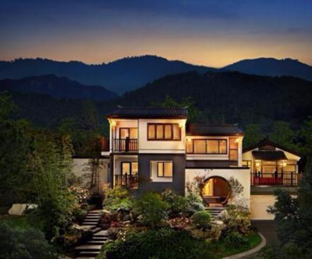 9棟新中式別墅設計圖，新中式原來這么美，怪不得那么多人建，心動了！