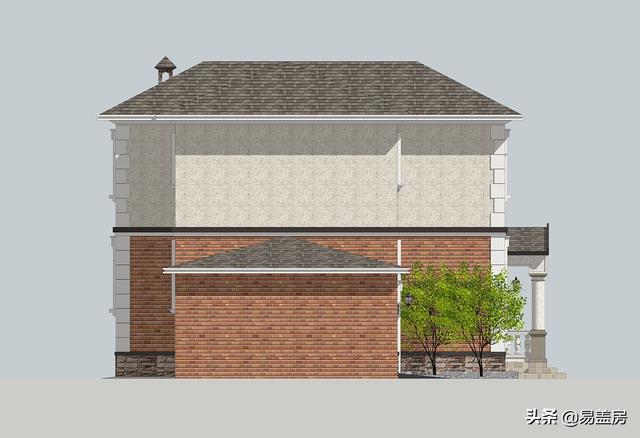 占地130平方米二層歐式自建別墅設(shè)計(jì)圖，在村里建一棟，人人見了都夸好！