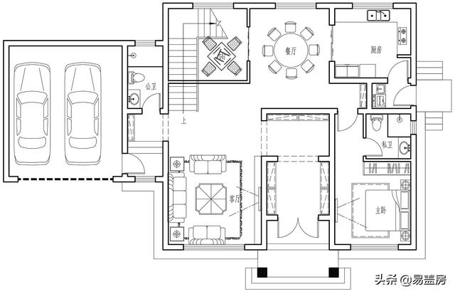 占地130平方米二層歐式自建別墅設(shè)計(jì)圖，在村里建一棟，人人見了都夸好！