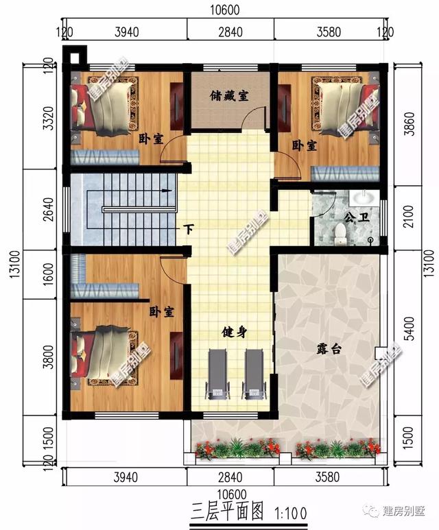 兩款中式風格自建房設計圖，復古的格調，有返璞歸真的味道，給人很不一般的感覺。