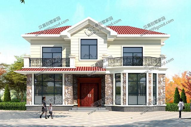 這8棟農村二層別墅設計圖，絲毫不會浪費宅基地