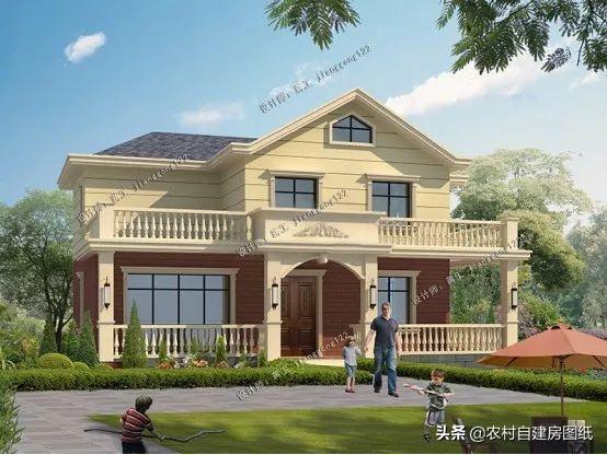 8套經典大氣二層別墅設計效果圖，美觀實用，50年都不過時