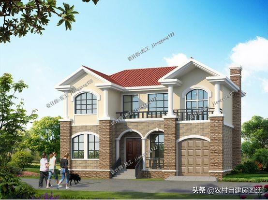 8套經典大氣二層別墅設計效果圖，美觀實用，50年都不過時