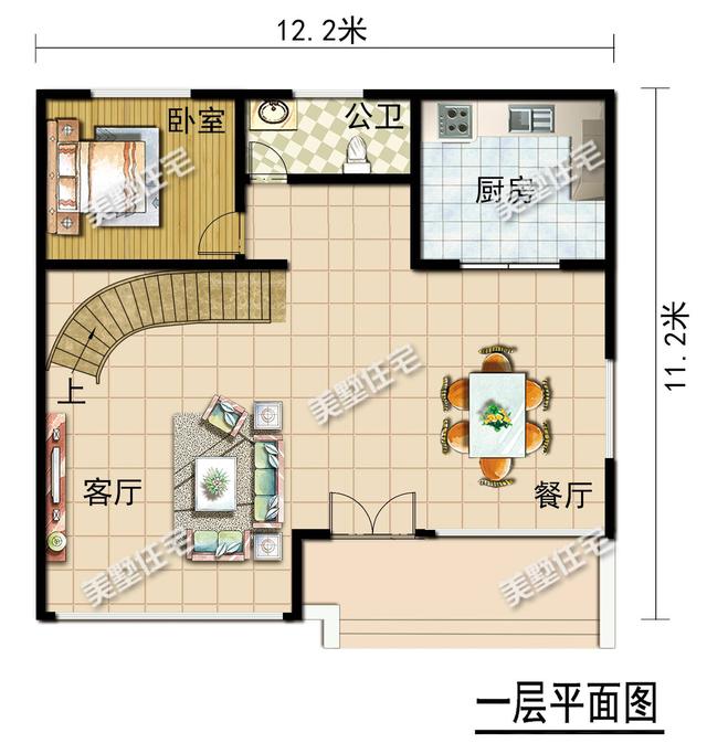 這款二層別墅設(shè)計(jì)圖，時(shí)尚大氣，絕對(duì)不比城里房差，值得你收藏！