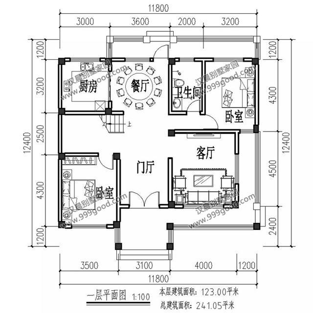洋氣二層農(nóng)村別墅設計圖，符合建筑審美的同時，滿足日常生活所需