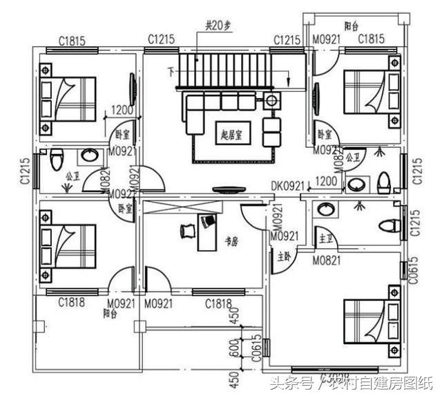 16款二層農村別墅設計圖紙，給大家建房參考，選出自己最喜歡的小別墅