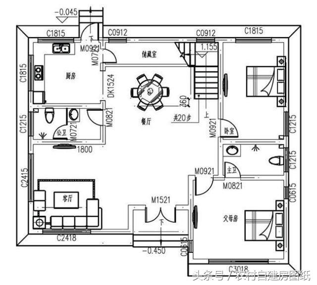 16款二層農村別墅設計圖紙，給大家建房參考，選出自己最喜歡的小別墅