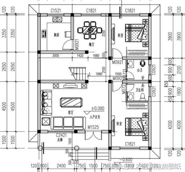 16款二層農村別墅設計圖紙，給大家建房參考，選出自己最喜歡的小別墅