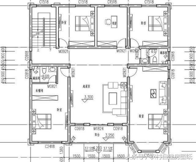 16款二層農村別墅設計圖紙，給大家建房參考，選出自己最喜歡的小別墅