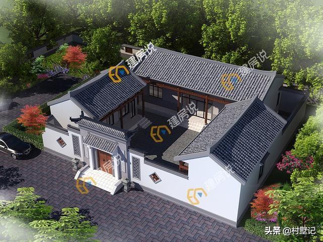 8套漂亮農村一層別墅設計圖，經濟實惠，住得也很舒適，農村養老房，還是一層的好