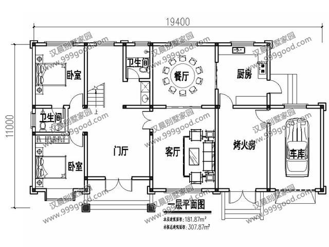 這棟實力派的農(nóng)村二層別墅占地206平，絕對會閃耀全村