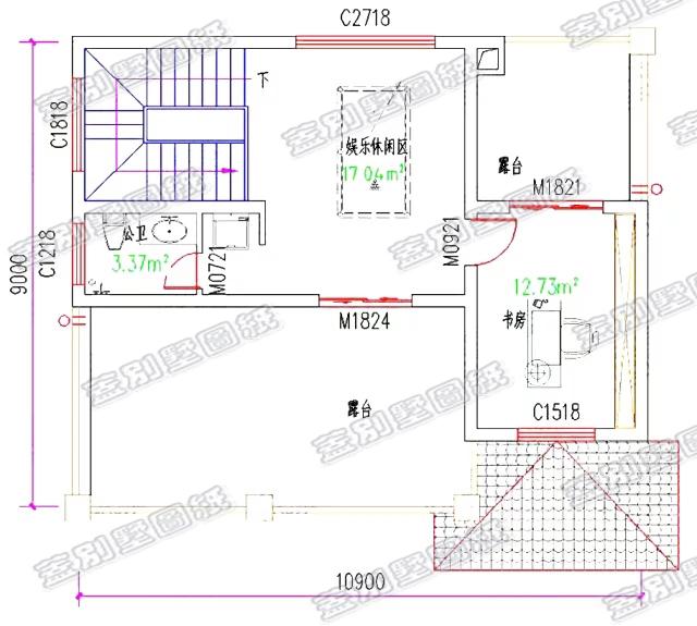多功能25萬左右三層農村別墅全套設計圖，占地100平方米左右，適合大部分農村家庭建造。
