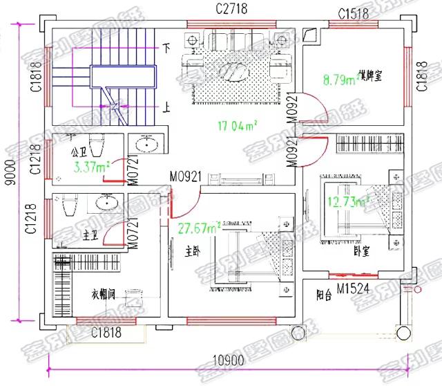 多功能25萬左右三層農村別墅全套設計圖，占地100平方米左右，適合大部分農村家庭建造。