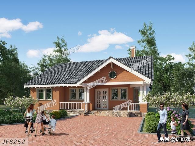 精選6套一層別墅設(shè)計(jì)圖，最低15萬就能建，圖紙收藏好，以后建房用得上