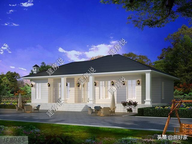 精選6套一層別墅設(shè)計(jì)圖，最低15萬就能建，圖紙收藏好，以后建房用得上