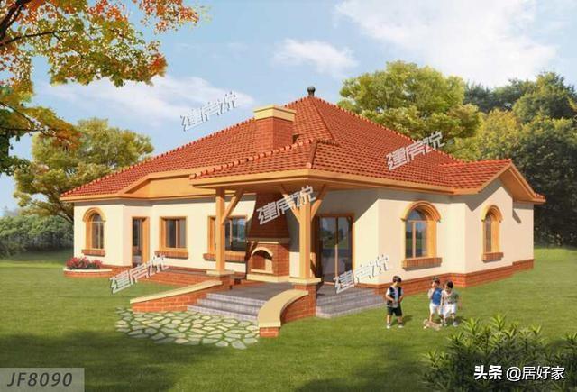 精選6套一層別墅設(shè)計(jì)圖，最低15萬就能建，圖紙收藏好，以后建房用得上