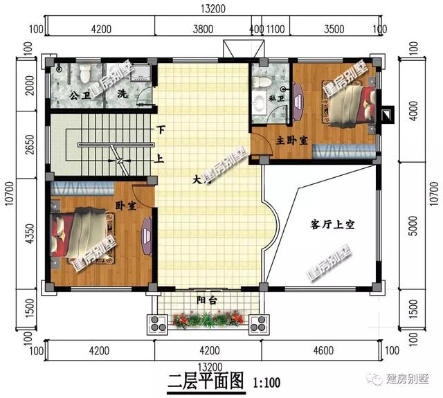 兩棟開間13米左右的三層別墅設(shè)計(jì)圖，復(fù)式結(jié)構(gòu)，南方農(nóng)村喜歡建