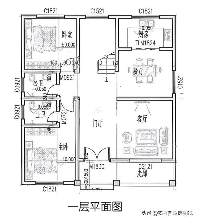 5款帶露臺(tái)設(shè)計(jì)圖的農(nóng)村別墅圖紙，這樣的別墅美景，實(shí)在是一種享受