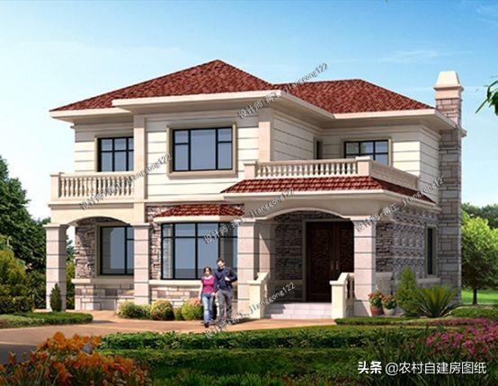 12款歐式二層別墅設計圖，任你選 造價20萬起 最貴不到50萬。今天推薦12款歐式戶型給大家，希望大家能夠找到自己鐘情的