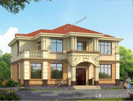 12款歐式二層別墅設計圖，任你選 造價20萬起 最貴不到50萬。今天推薦12款歐式戶型給大家，希望大家能夠找到自己鐘情的