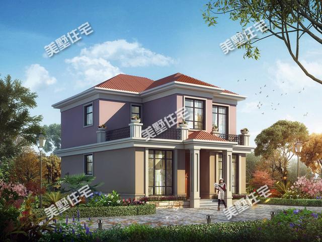 8款二層別墅設計圖，任你選，款款實用經典！戶型方正簡約大氣的別墅，經典又耐看，裝飾不多又易于建造。