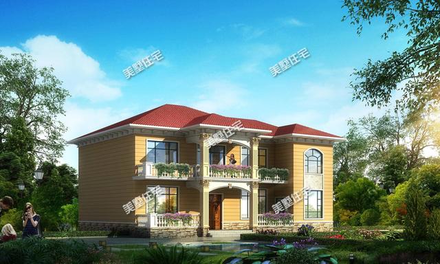 8款二層別墅設計圖，任你選，款款實用經典！戶型方正簡約大氣的別墅，經典又耐看，裝飾不多又易于建造。