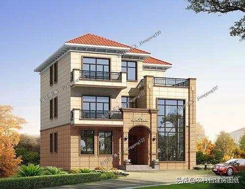 5款帶露臺的農村別墅設計圖，這幾款別墅戶型，都帶有露臺，不管是住家還是度假都值得借鑒。