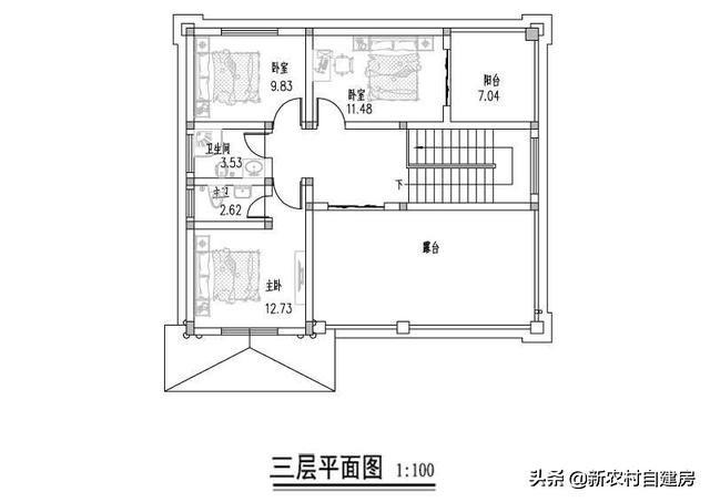 農(nóng)村三層歐式自建房設(shè)計(jì)圖，外觀簡(jiǎn)約大氣、是農(nóng)村建房不錯(cuò)的選擇！