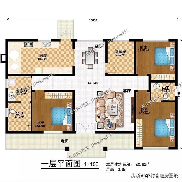 2026年7棟最新一層農(nóng)村別墅設(shè)計(jì)圖，有豪華范的，有實(shí)用派的，有你喜歡的嗎？