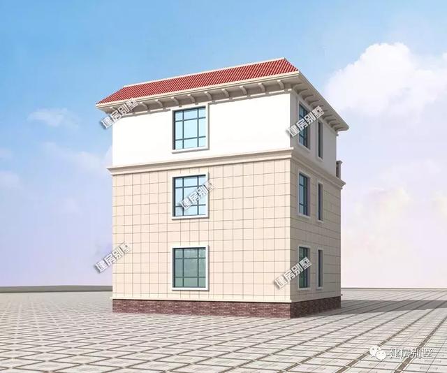 兩棟寬9米多的三層自建房設計圖，新居落成，鄰村的人都會慕名來取經，所以很多人都以在老家親自建一棟房為榮。