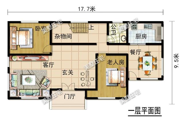 現代時尚農村自建三層別墅設計圖，建在村里絕對是風景線！