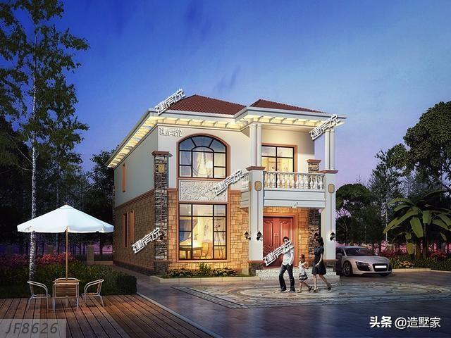 5套小面積農村別墅設計圖，在老家建房不需要多大氣，建個小面積的，造價不高，也經濟適用！