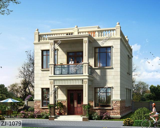 平頂屋二層農村自建房設計圖，農村自建房已經沒多少人做平屋頂了，可為啥李先生卻鐵了心要蓋？