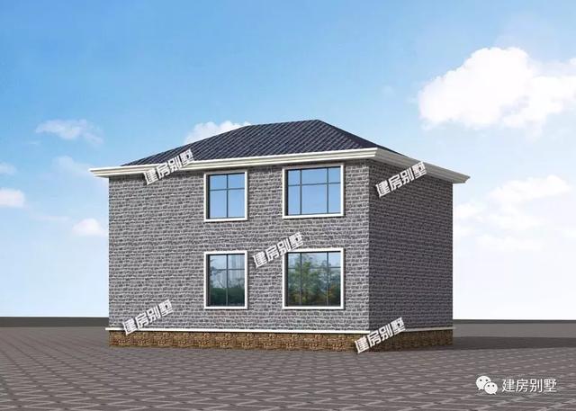 9款兩層自建房戶型，開間都是12米，每一款戶型的外觀和布局都非常好