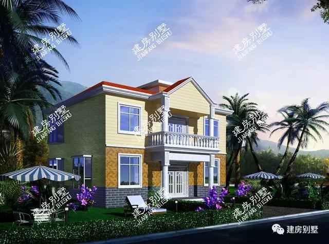 9款兩層自建房戶型，開間都是12米，每一款戶型的外觀和布局都非常好