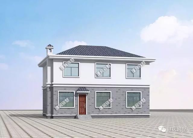 9款兩層自建房戶型，開間都是12米，每一款戶型的外觀和布局都非常好