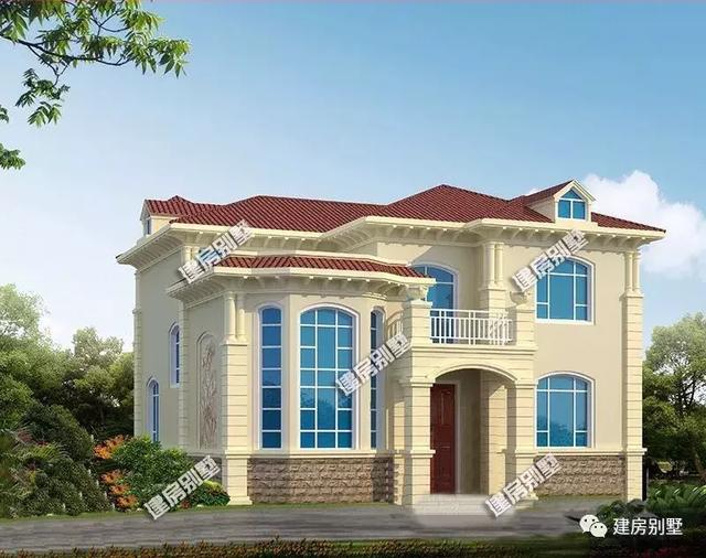 9款兩層自建房戶型，開間都是12米，每一款戶型的外觀和布局都非常好