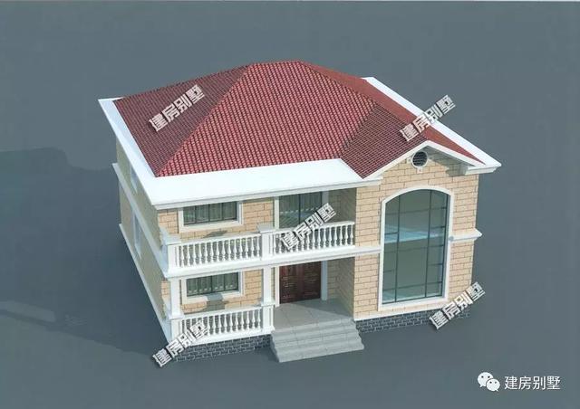 9款兩層自建房戶型，開間都是12米，每一款戶型的外觀和布局都非常好