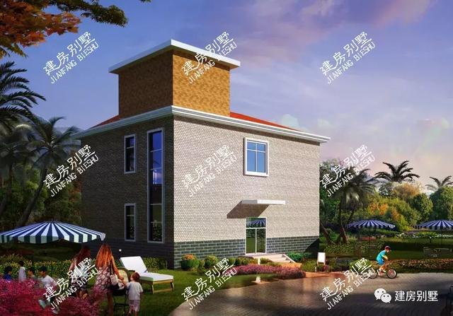 9款兩層自建房戶型，開間都是12米，每一款戶型的外觀和布局都非常好