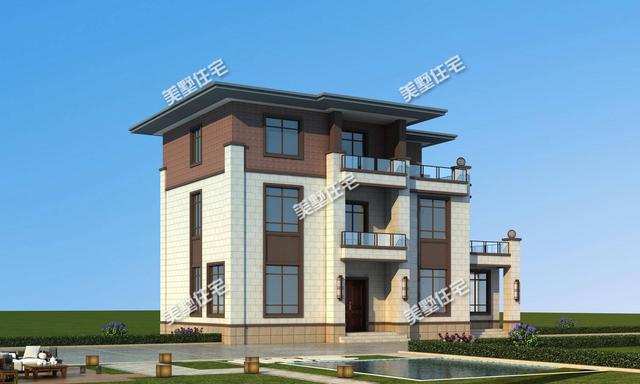 推薦一款非常時尚大氣的別墅設計圖，建在村里絕對是風景線！