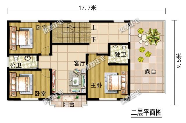 推薦一款非常時尚大氣的別墅設計圖，建在村里絕對是風景線！