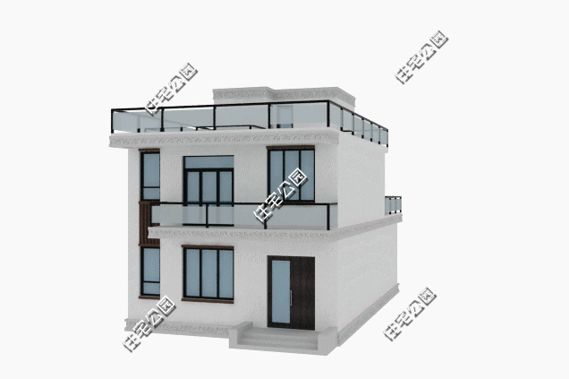 現代風平屋頂小別墅，滿足你對生活的所有向往