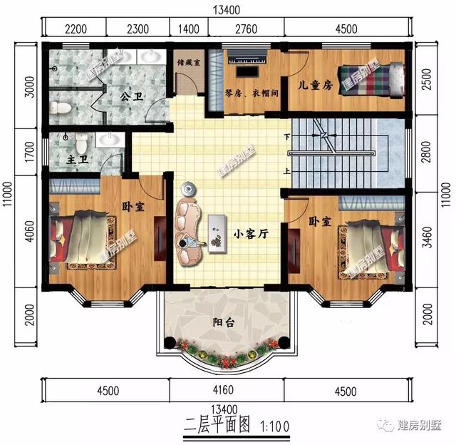 兩棟自建房設計圖，外觀和布局都非常好，老家這樣建房子倍兒有面子