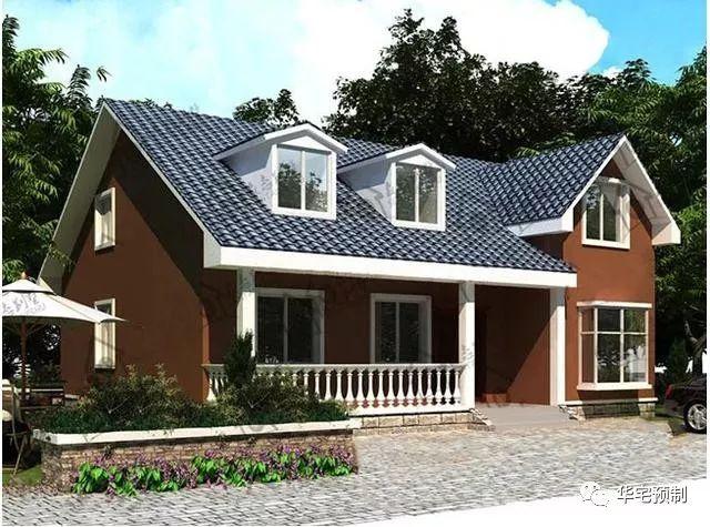 推薦兩款別致的一層自建房設計圖，每套的造價都不超20萬，效果很驚艷