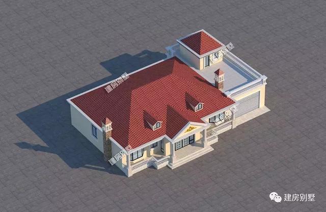 這兩棟一層別墅設(shè)計(jì)圖，豪華不失大氣，空間使用率高