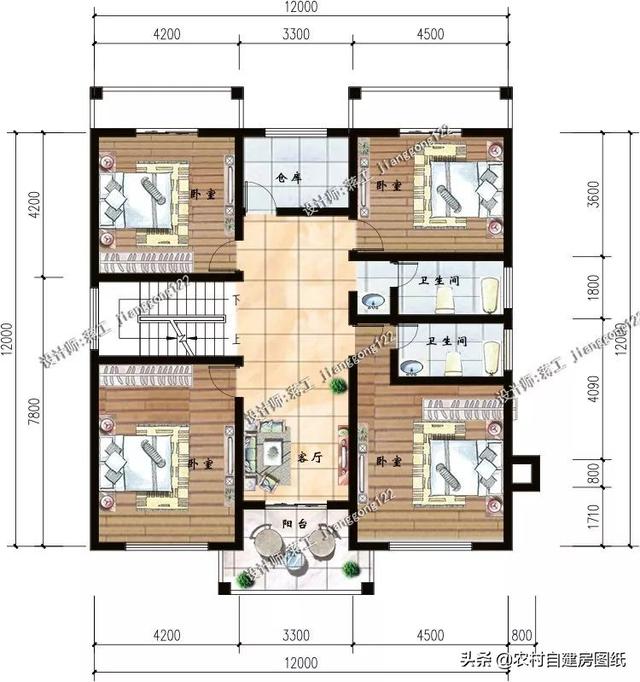 10款帶煙囪的農村別墅設計圖，讓你感受山村生活的美妙
