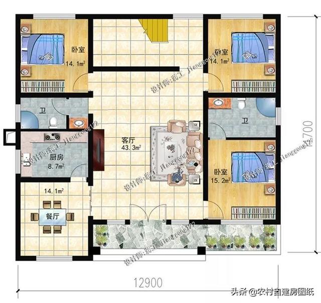 10款帶煙囪的農村別墅設計圖，讓你感受山村生活的美妙