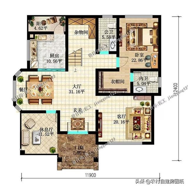 10款帶煙囪的農村別墅設計圖，讓你感受山村生活的美妙