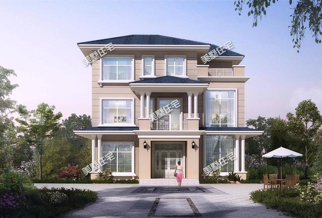 8款二層別墅設計圖，任你選，款款實用經典！裝飾不多又易于建造，這樣的別墅戶型不管在南方還是北方都很受歡迎。