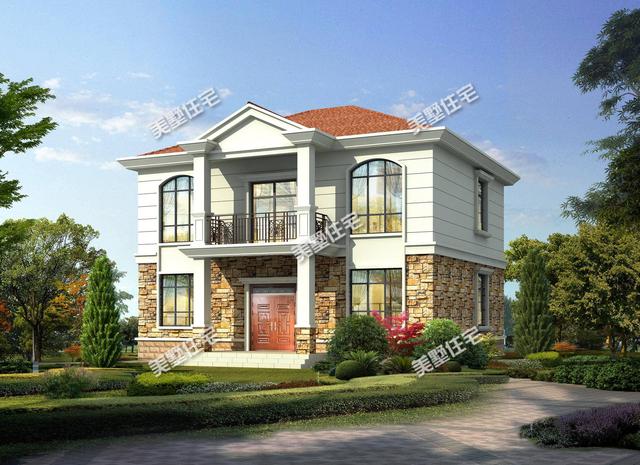 8款二層別墅設計圖，任你選，款款實用經典！裝飾不多又易于建造，這樣的別墅戶型不管在南方還是北方都很受歡迎。